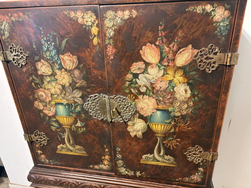 Antiek Zeldzaam Rariteitkabinet – kasten, Metal, Wood (photo 2 of 11)