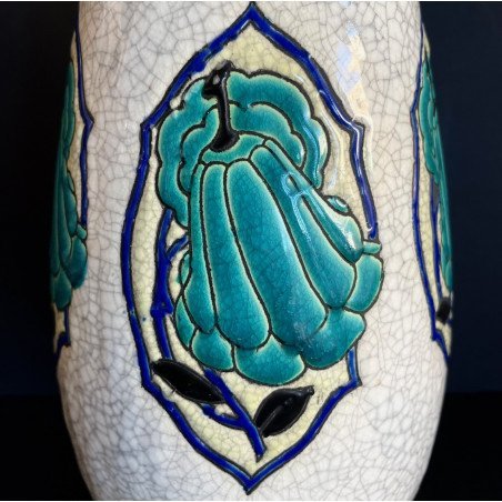 Image 1 of Boch Frères Keramis Maurice Dufrène Vaas