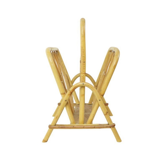 Image 1 of Portariviste in rattan stile boho anni Sessanta