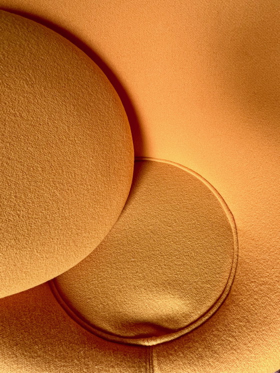 Image 1 of Sillón seta y otomana de Pierre Paulin, Edition Artifort, años 60