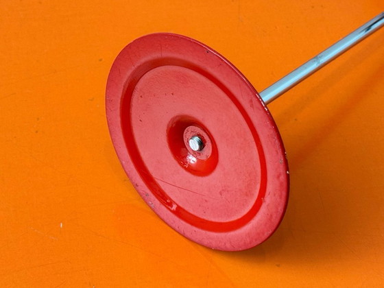 Image 1 of Mid-century red table lamp with spotlight effect, 1970s