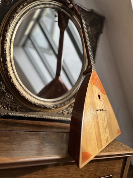 Image 1 of Vintage Balalaika – Gemaakt in de USSR – Folksnaarinstrument uit het Sovjettijdperk