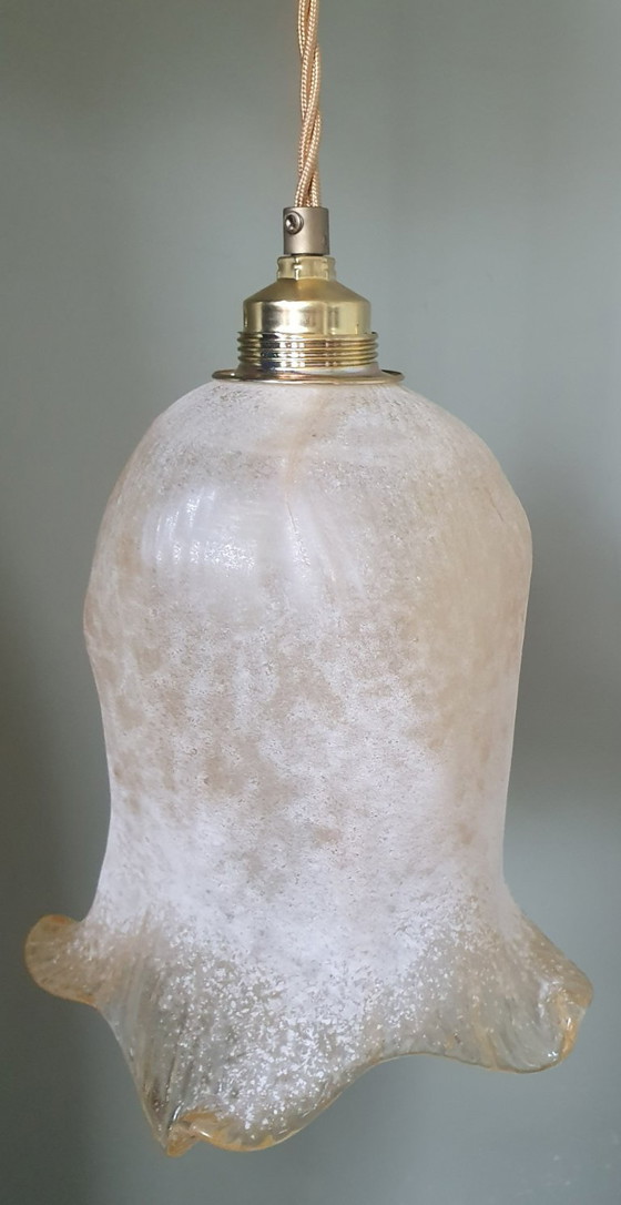 Image 1 of Set van 2 Vintage Murano hanglampen - Mid Century - Italy