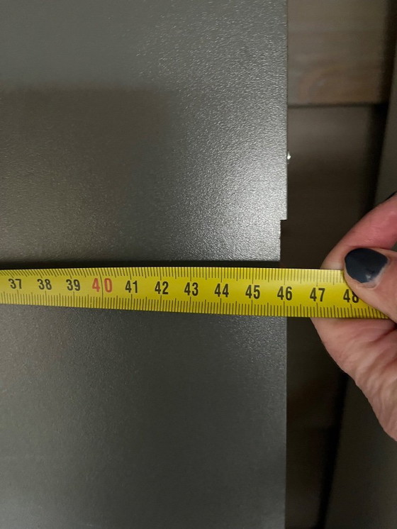 Image 1 of Credenza color argento larga 180 cm (smontata)