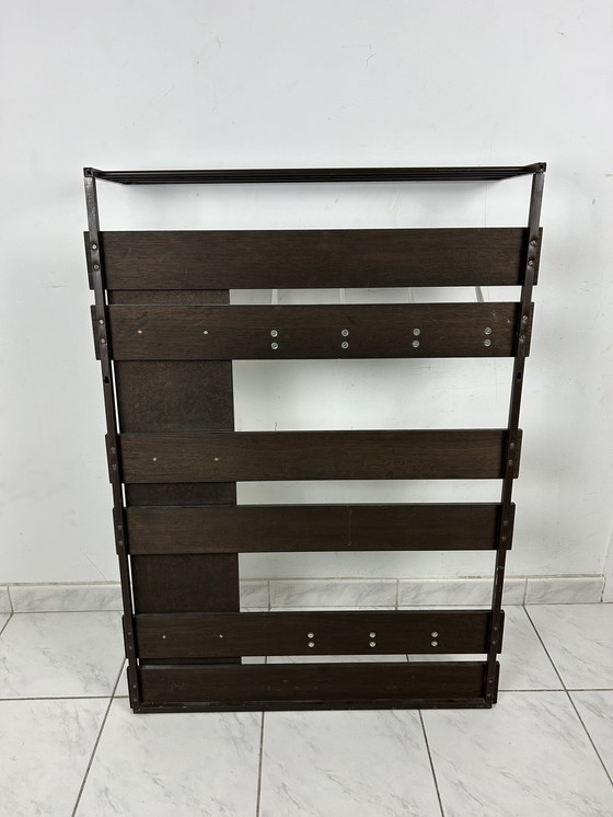 Image 1 of Vintage wall coat rack with mirror and hat rack