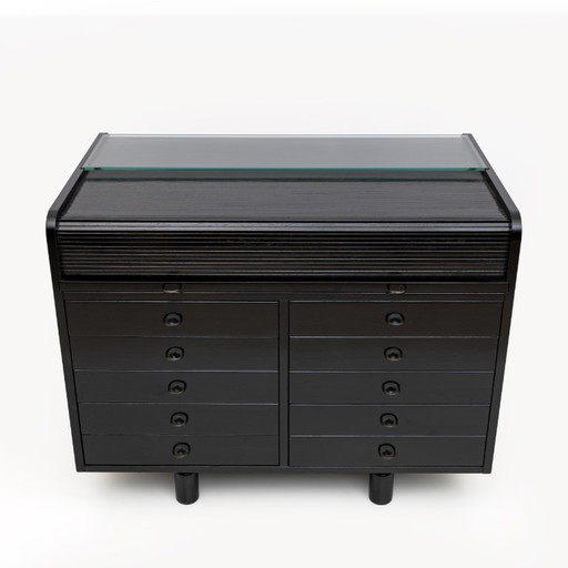 Italienischer Schreibtisch im Mid-Century-Modern-Stil von Gianfranco Frattini für Bernini, 1960er Jahre