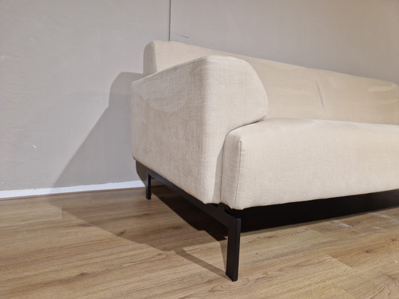 Image 1 of Rolf Benz 310 - 4 Seater Sofa + Hocker - Cream - Showroom Condition