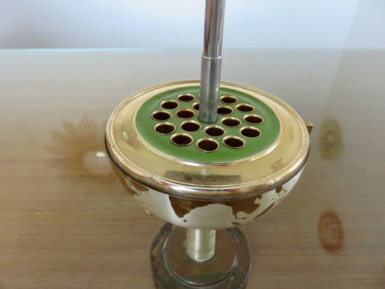 Image 1 of Globe, brass cigarette dispenser, 60s/70s