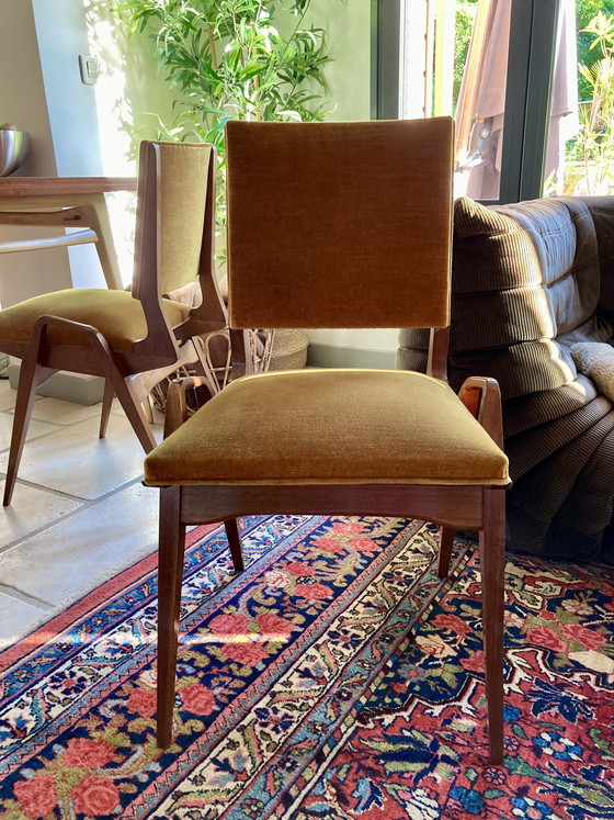 Image 1 of 2 stoelen toegeschreven aan Maurice Pré