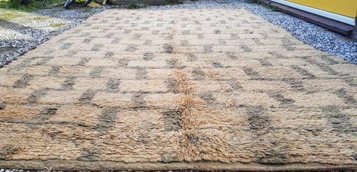 Handgeknoopt Berber kleed wol 330x187cm