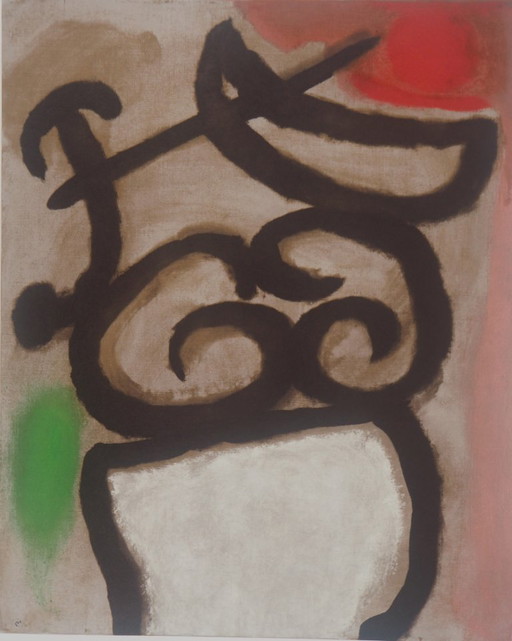 Joan Miró: Female Model, Signed Lithograph – lithos zeefdrukken, Paper (photo 2 of 5)