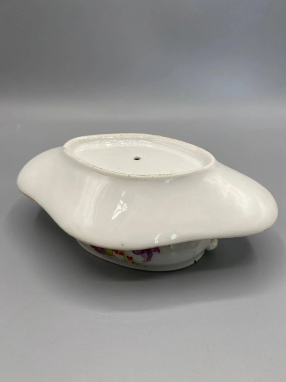 Small antique floral porcelain toy gravy boat - 1930s-1950s – Decorative Objects, Retro (photo 3 of 5)