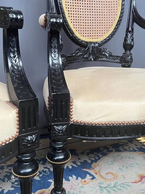 Coppia di poltrone in stile Napoleone III. – Wood (photo 7 of 12)