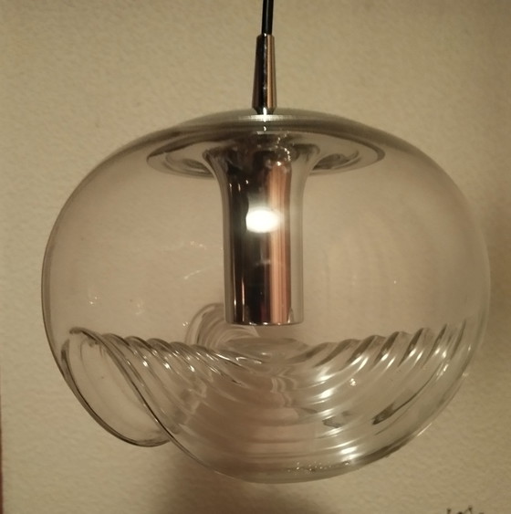 Image 1 of Lámpara de cristal Peill & Putzler 'Wave' de Koch & Lowy, aprox. Ø 26 cm