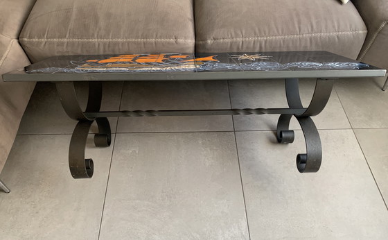 Image 1 of Vintage Ceramic Tile Table – 1960s/1970s