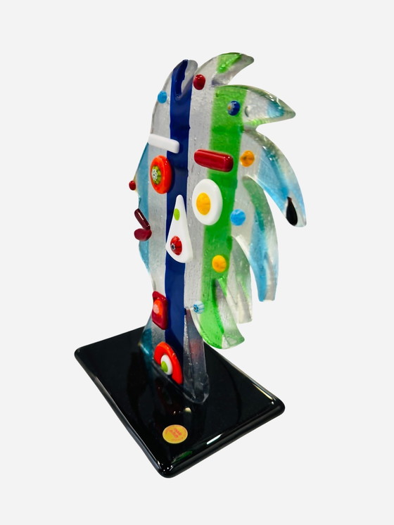 Image 1 of Sculpture, Tributo a Picasso “Volto” - 22.5 cm - Le Verre de Murano