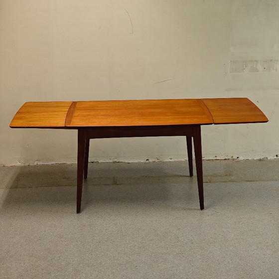 Vintage Extendable Dining Table – Wood (photo 3 of 12)
