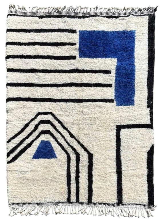 Natural handmade Moroccan rug 3 x 2 m – Rugs & carpets, Wool (photo 3 of 11)
