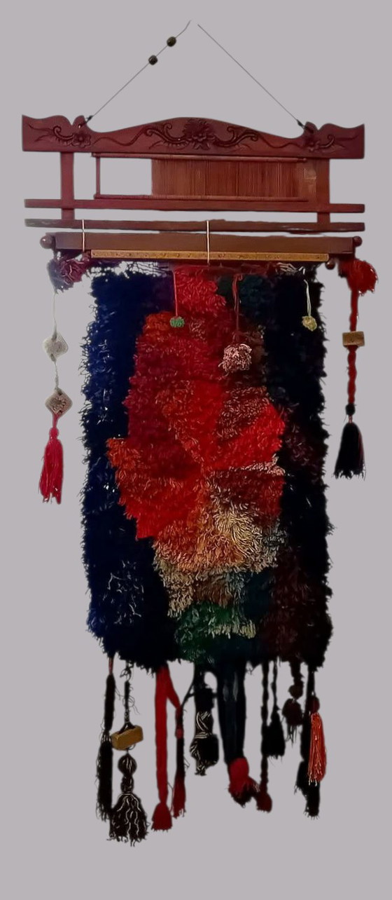 Image 1 of Arazzo tessuto a mano, anni '70.