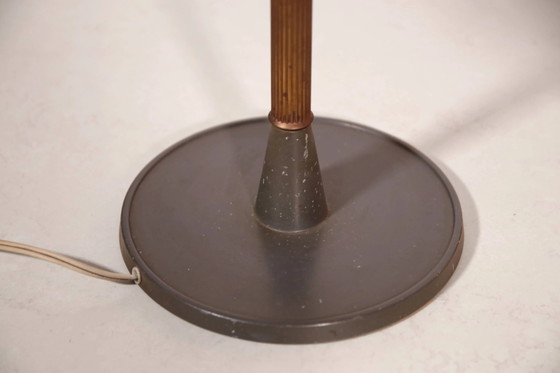 Dark green Lyfa Danish design table lamp – Brass, Scandinavian (photo 6 of 6)