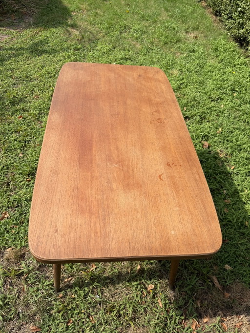 Tavolino sollevabile vintage in stile Mid-Century Modern / Mufuti (Modello 346 / Decor 3484) – salontafels (photo 2 of 15)