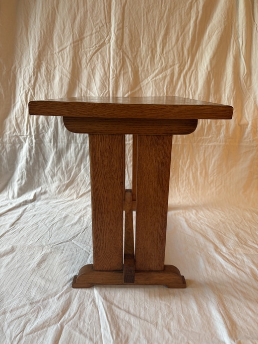 Art Deco Side Table/Reading Table Oak
