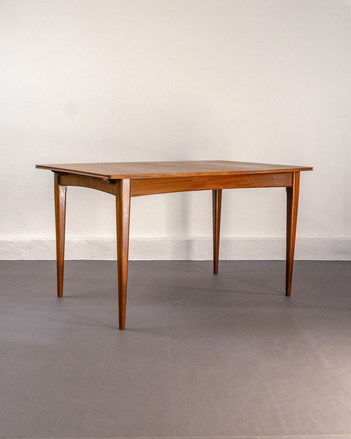 Mid Century Extending Dining Table Made of Teak and Afromosia by A. Younger Ltd.