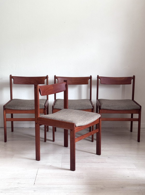 Image 1 of 4 dining chairs H.W. Klein for Bramin – teak – 1960s