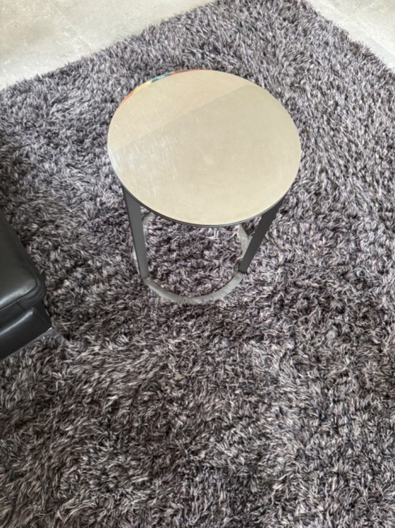 Table d'appoint ronde design – Plateau miroir – 36 cm – Tables d'appoint, Glass, Metal (photo 2 of 5)