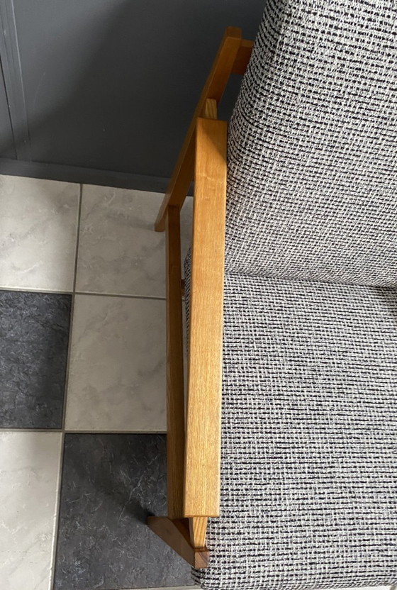 Image 1 of Fauteuil van Drevolux uit de jaren 60, opnieuw bekleed.