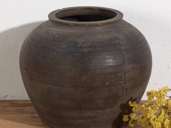 Vaso rotondo in ceramica antico (c.1900) #14 – Vasi (photo 2 of 36)