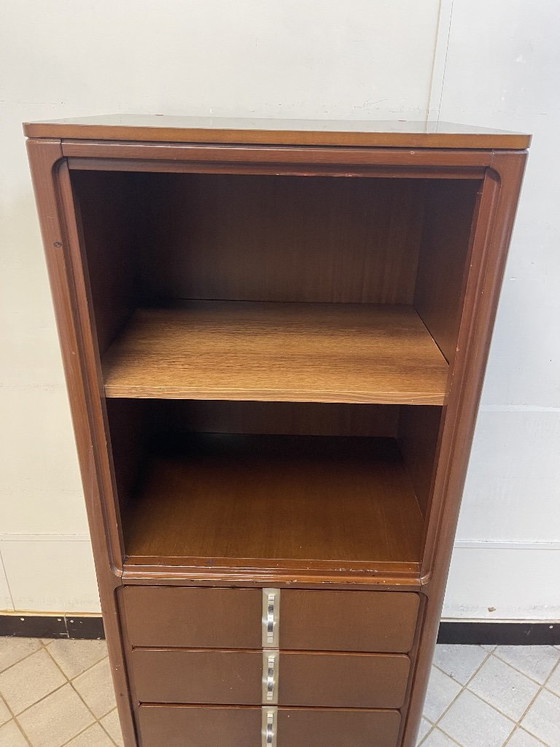 1980s Vintage Italian design cabinet – Metal, Wood (photo 4 of 8)