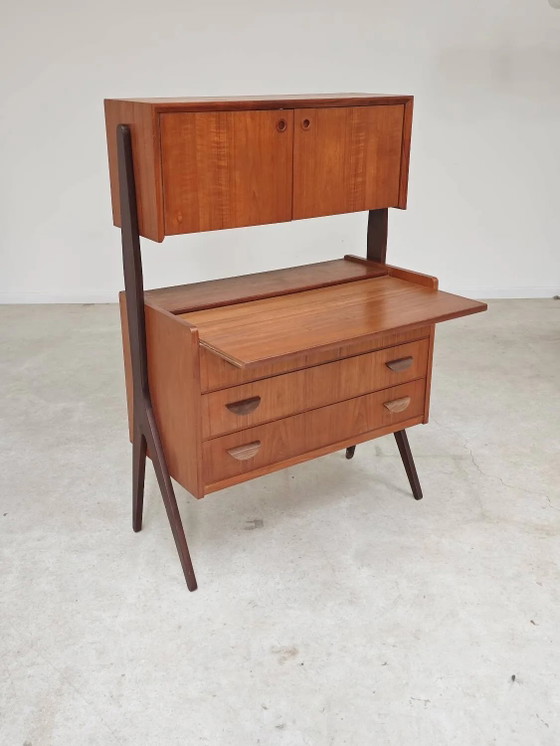 Toeletta/Scrivania di Poul Volther per Orum, Samcom Denmark – Tolette, Wood, Scandinavian (photo 7 of 22)
