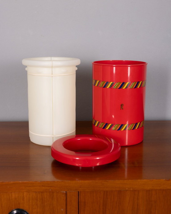 Portabottiglie termico vintage Carrara Matta di Roberta Di Camerino, anni '80 – Bicchieri e caraffe, Plastic (photo 7 of 7)