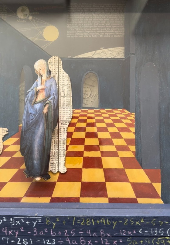 Image 1 of Surrealistische Op Art-compositie. Engeland, jaren 80.