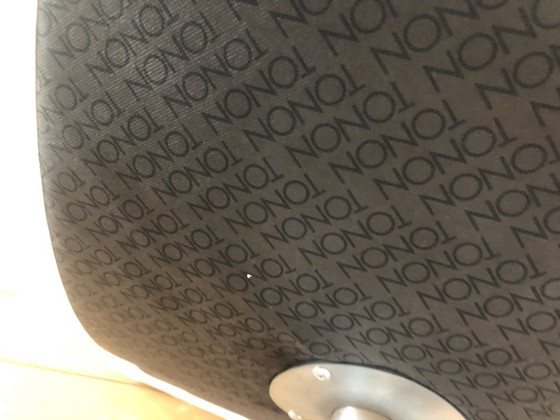 Image 1 of Witte Lederen Draaistoel