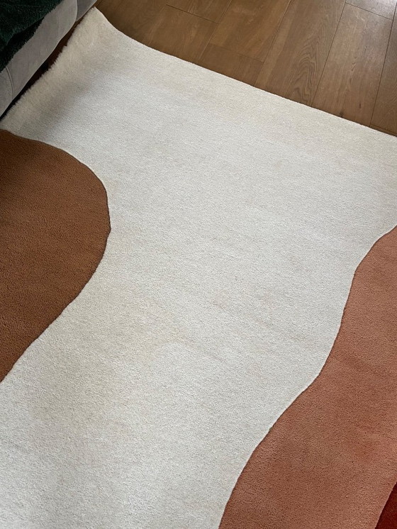 Image 1 of Tapis carré moderne neuf 214 x 214