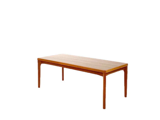 Table basse Henning Kjaernulf en teck vintage design danois