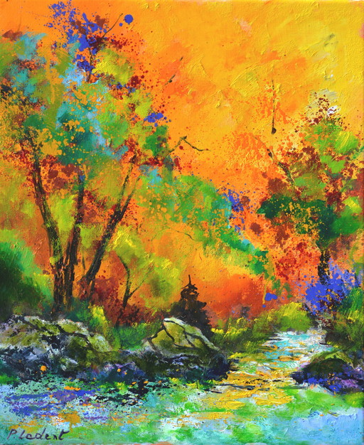 Ma petite rivière au coucher du soleil