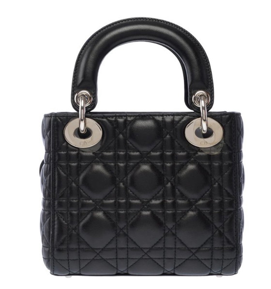Image 1 of Borsa Dior Lady Dior in Cuir Noir - 103453