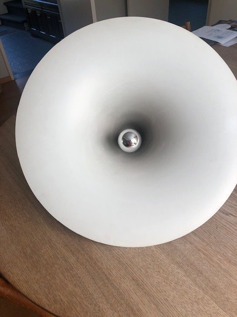 Image 1 of Gubi Semi Pendant, diameter 60 cm Matt white