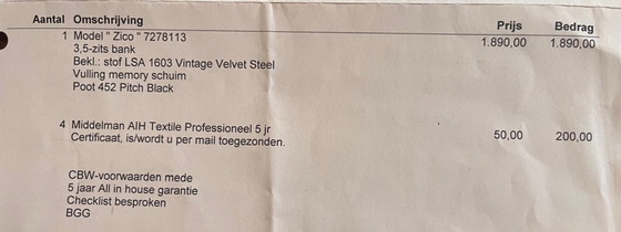 Image 1 of 3,5-Sitzer-Sofa Passe Partout Zico 2020