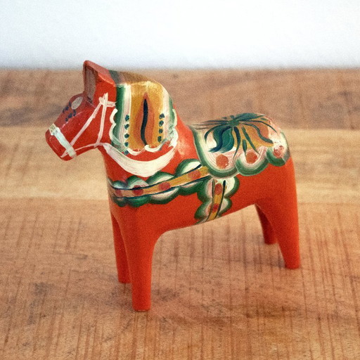 Cheval Dala Nils Olsson vintage original : Art populaire suédois