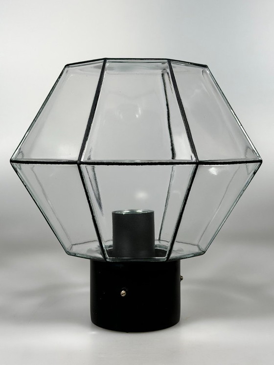 Image 1 of 1960s/70s Plafoniere ceiling lamp by Glashütte Limburg, Germany, Space Age