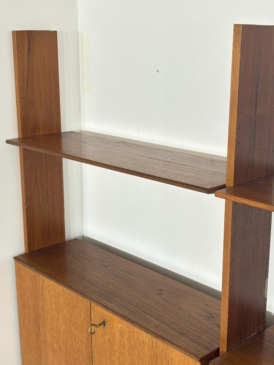Modulares Mid-Century Wandregal von interna / Teak-Regalsystem 60er Jahre – Wood (photo 6 of 21)