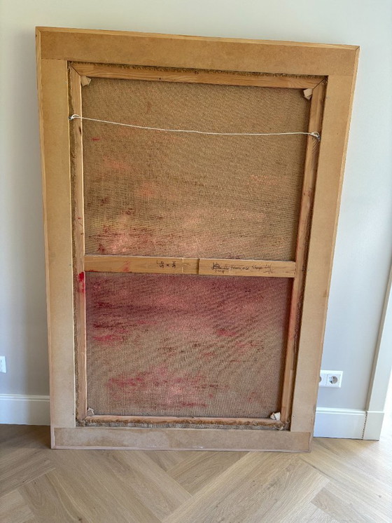 Image 1 of Œuvre d'art - peinture à l'huile sur jute