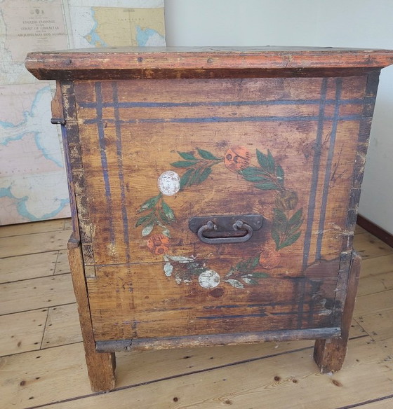 Arca de novia de 1875, Armarios de almacenamiento, Madera, Metal, Multicolor (foto 2 de 7)