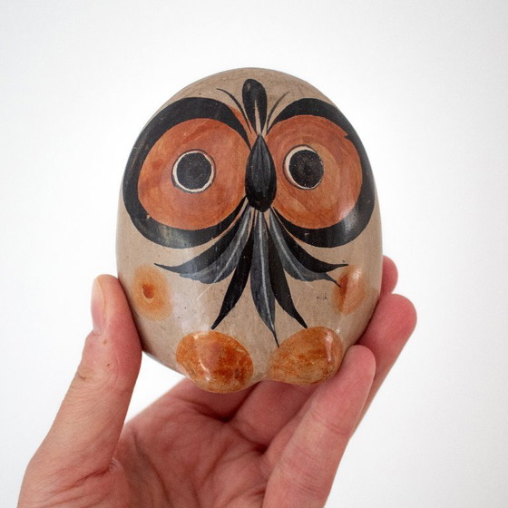 Image 1 of Petite figurine de hibou Tonala, art populaire mexicain
