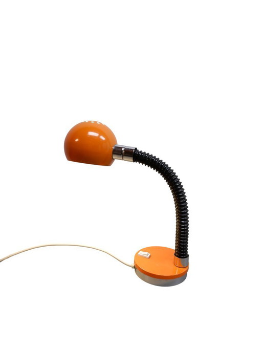 Orange Space Age Table Lamp, 1970s