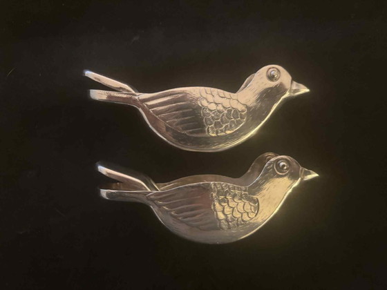 Image 1 of Set 2 spremiagrumi placcati argento